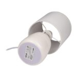 Светильник настольный JH2-02-wh E14 IP20 130х130х255мм керамика; ткань; PVC-пластик бел. JazzWay 5062313 — изображение 2