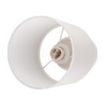 Светильник настольный JH2-02-wh E14 IP20 130х130х255мм керамика; ткань; PVC-пластик бел. JazzWay 5062313 — изображение 7