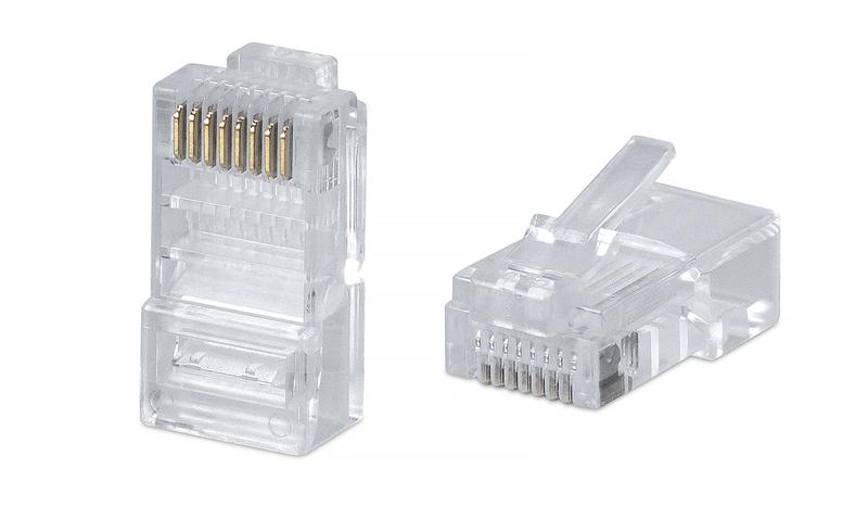 1980859.jpg Коннектор RJ-45(8P8C) кат.5E неэкранир. универс. (уп.100шт) TOKOV ELECTRIC TKE-CNR-5E24-UTP — изображение 1