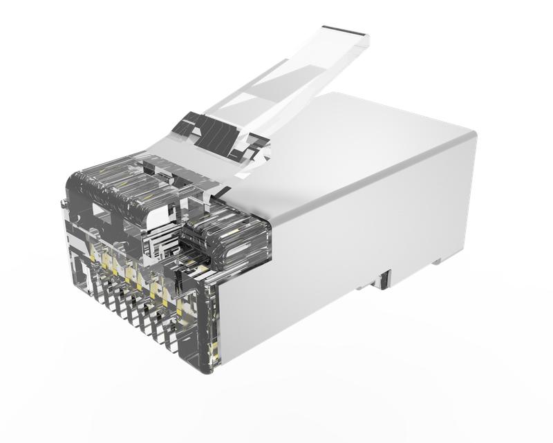 1980862.jpg Коннектор RJ-45(8P8C) кат.6 экранир. универс. (уп.100шт) TOKOV ELECTRIC TKE-CNR-623-STP — изображение 1