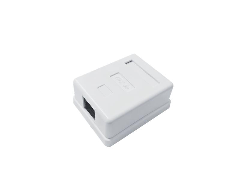 1980868.jpg Розетка компьютерная 8P8C (RJ-45) кат.5E UTP 1 порт TOKOV ELECTRIC TKE-SMB-8P8C-1P-UTP — изображение 1