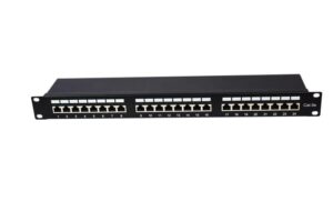 Патч-панель 19дюйм 1U кат.5E экранир. 24 порта RJ-45 Dual IDC TOKOV ELECTRIC TKE-PP-5E-1U-24P-STP — изображение 2