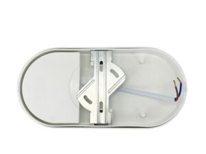 Светильник светодиодный WP 15 C 12W OP 840 W10L22 WH 220х106х60мм 12Вт 4000К IP65 ЖКХ овал. пылевлагозащ. бел. Русский Свет 15071524499 — изображение 2