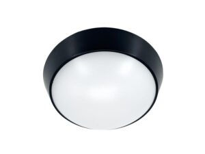 Светильник светодиодный WP 15 C 18W OP 840 D220 BK 220х80мм 18Вт 4000К IP65 ЖКХ круглый пылевлагозащ. черн. Русский Свет 15071524505
