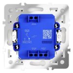 Переключатель проходной 1-кл. СП S70 10А механизм бел. глянцевый Voltum VLS010301 — изображение 3