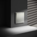 Переключатель проходной 1-кл. СП S70 10А с подсветкой механизм сталь Voltum VLS010405 — изображение 2
