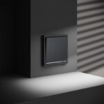 Переключатель проходной 1-кл. СП S70 10А с подсветкой механизм графит Voltum VLS010407 — изображение 2