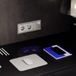 Выключатель 2-кл. СП S70 10А с подсветкой механизм шелк Voltum VLS020204 — изображение 3