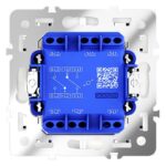 Переключатель проходной 2-кл. СП S70 10А механизм кашемир Voltum VLS020303 — изображение 3
