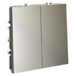 Переключатель проходной 2-кл. СП S70 10А механизм шелк Voltum VLS020304 — изображение 2