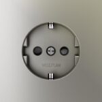 Розетка 1-м СП S70 16А с заземл. защ. шторки механизм шелк Voltum VLS040204 — изображение 2