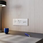 Розетка компьютерная 2-м СП S70 RJ45 + RJ45 кат.6 механизм бел. глянцевый Voltum VLS060201 — изображение 3