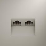 Розетка компьютерная 2-м СП S70 RJ45 + RJ45 кат.6 механизм кашемир Voltum VLS060203 — изображение 2