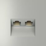 Розетка компьютерная 2-м СП S70 RJ45 + RJ45 кат.6 механизм сталь Voltum VLS060205 — изображение 2