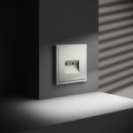 Розетка компьютерная 2-м СП S70 RJ45 + RJ45 кат.6 механизм сталь Voltum VLS060205 — изображение 3