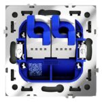 Розетка компьютерная 2-м СП S70 RJ45 + RJ45 кат.6 механизм титан Voltum VLS060206 — изображение 7