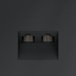 Розетка компьютерная 2-м СП S70 RJ45 + RJ45 кат.6 механизм графит Voltum VLS060207 — изображение 2