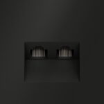 Розетка компьютерная 2-м СП S70 RJ45 + RJ45 кат.6 механизм черн. матов. Voltum VLS060208 — изображение 2