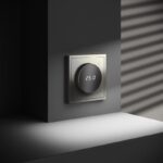 Терморегулятор электронный S70 с индикацией и датчиком для теплого пола механизм шелк Voltum VLS070104 — изображение 4