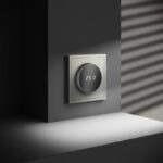 Терморегулятор электронный S70 с индикацией и датчиком для теплого пола механизм сталь Voltum VLS070105 — изображение 4