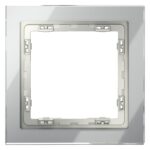 Рамка 1-м S70 стеклян. сталь Voltum VLS110105