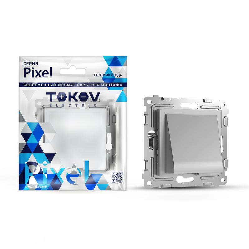 1993735.jpg Вывод кабеля СП Pixel IP20 механизм алюм. TOKOV ELECTRIC TKE-PX-CP-C03 — изображение 1