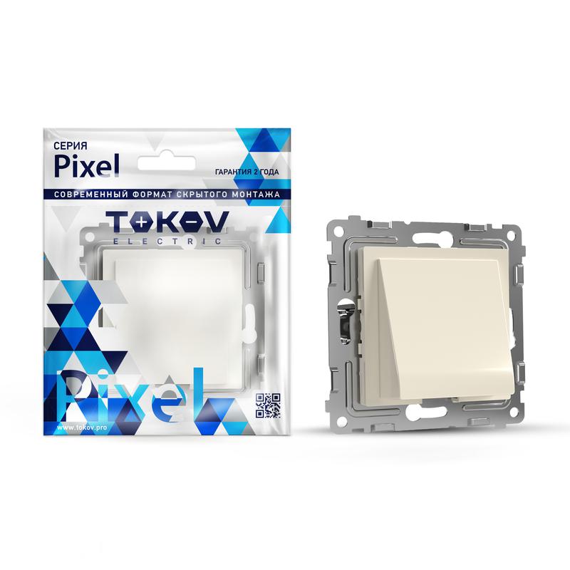 1993736.jpg Вывод кабеля СП Pixel IP20 механизм беж. TOKOV ELECTRIC TKE-PX-CP-C02 — изображение 1