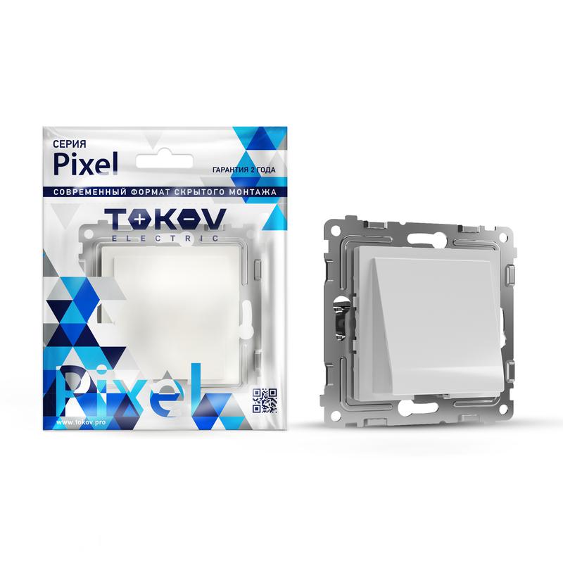 1993737.jpg Вывод кабеля СП Pixel IP20 механизм бел. TOKOV ELECTRIC TKE-PX-CP-C01 — изображение 1