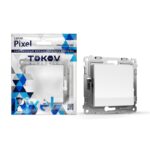 Переключатель перекрестный 1-кл. СП Pixel IP20 механизм бел. TOKOV ELECTRIC TKE-PX-P1R-C01