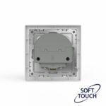 Розетка 1-м СП Pixel IP20 с заземл. с 2-мя заряд. устр. USB тип A+C механизм айс TOKOV ELECTRIC TKE-PX-R1U2AC-C34 — изображение 3