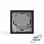 Розетка 1-м СП Pixel IP20 с заземл. с 2-мя заряд. устр. USB тип A+C механизм карбон TOKOV ELECTRIC TKE-PX-R1U2AC-C14 — изображение 2