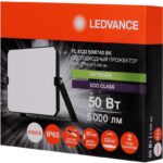 Прожектор светодиодный СДО FL ECO 50W 740 G4 уличный матов. стекло алюм. черн. LEDVANCE 4099854400117 — изображение 3