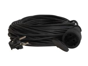 Удлинитель-шнур 1х50м 10А IP44 3500Вт 220-350В КГ 2х1.0мм каучук КОСМОС YSHKsm50m-1g(10A)KG — изображение 3