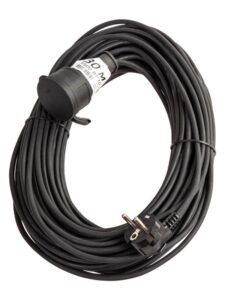 Удлинитель-шнур 1х30м 10А IP44 3500Вт 220-350В КГ 2х1.0мм каучук КОСМОС YSHKsm30m-1g(10A)KG