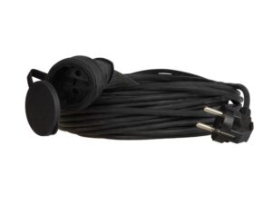 Удлинитель-шнур 1х30м 10А IP44 3500Вт 220-350В КГ 2х1.0мм каучук КОСМОС YSHKsm30m-1g(10A)KG — изображение 3