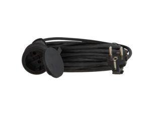 Удлинитель-шнур 1х20м 10А IP44 3500Вт 220-350В КГ 2х1.0мм каучук КОСМОС YSHKsm20m-1g(10A)KG — изображение 3