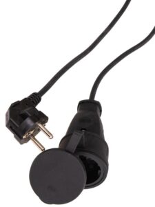 Удлинитель-шнур 1х20м 10А IP44 3500Вт 220-350В КГ 2х1.0мм каучук КОСМОС YSHKsm20m-1g(10A)KG — изображение 2