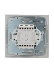 Выключатель 1-кл. СП Mira 10А IP20 со вставкой сер. метал. LEZARD 701-1010-100 — изображение 4