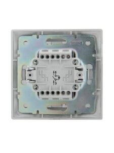 Выключатель 1-кл. СП Mira 10А IP20 с подсветкой со вставкой сер. метал. LEZARD 701-1010-111 — изображение 3