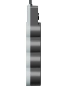 Удлинитель 3х3м с заземл. 10А IP20 USB 2800Вт 220В ПВС 3х1 с выкл. черн. КОСМОС YKsm3m3g-Z-VU10А-B — изображение 5