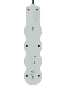 Удлинитель 3х3м с заземл. 10А IP20 USB 2800Вт 220В ПВС 3х1 с выкл. черн. КОСМОС YKsm3m3g-Z-VU10А-B — изображение 3