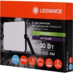 Прожектор светодиодный СДО FL ECO 30W 765 G4 уличный матов. стекло алюм. черн. LEDVANCE 4099854400094 — изображение 2