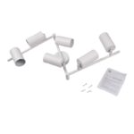 Светильник PCL-0606 6xGU10 IP20 230В WH настен./потолочн. декор. под лампу JazzWay 5066786 — изображение 13