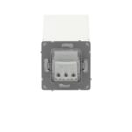 Розетка силовая KANT IP44 2P+E защ. шторки с крышкой бел. магнолия DKC 7000013 — изображение 3