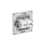 Розетка компьютерная 2-м KANT RJ45 кат.6A без шторки бел. песок DKC 7010674 — изображение 4