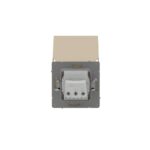 Розетка силовая KANT IP44 2P+E защ. шторки с крышкой ванильн. марципан DKC 7015013 — изображение 4