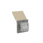 Розетка силовая KANT IP44 2P+E защ. шторки с крышкой ванильн. марципан DKC 7015013 — изображение 6