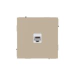 Розетка компьютерная 1-м KANT RJ45 кат.5E без шторки ванильн. марципан DKC 7015663
