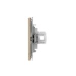 Розетка компьютерная 2-м KANT RJ45 кат.6A без шторки ванильн. марципан DKC 7015674 — изображение 3