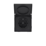 Розетка силовая KANT IP44 2P+E защ. шторки с крышкой черн. уголь DKC 7012013
